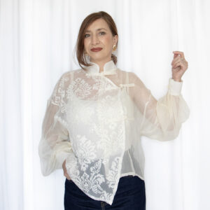 CAMICIA IN SETA, ETERNO INTRECCIO