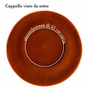 Cappello Basco Indomabile (visto da sotto circonferenza 51 cm)